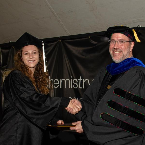 Chair, Jim Goodrich and Arianna Schwab, BA