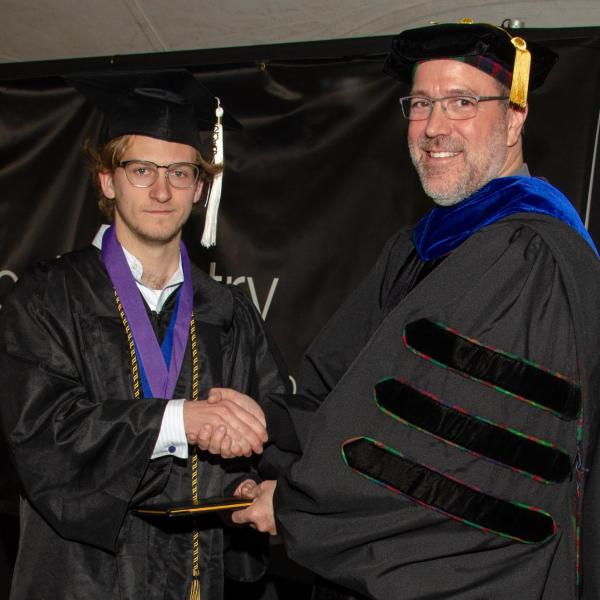 Chair, Jim Goodrich and Morgan Fink, BA
