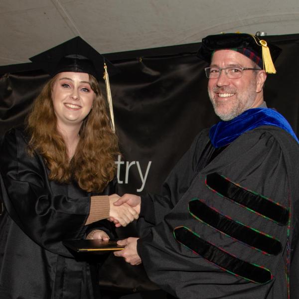 Chair, Jim Goodrich and Miranda Hook, BA