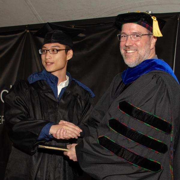 Chair, Jim Goodrich and Duc Hoang, BA