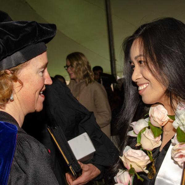 Professor Amy Palmer and graduate