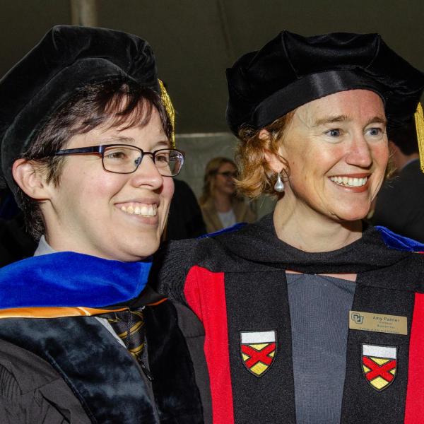 Lynn Sanford, Ph.D. and Advisor Amy Palmer