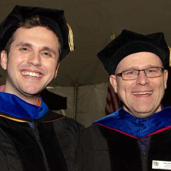 Zachariah Holmes, Ph.D. and Advisor Rob Batey