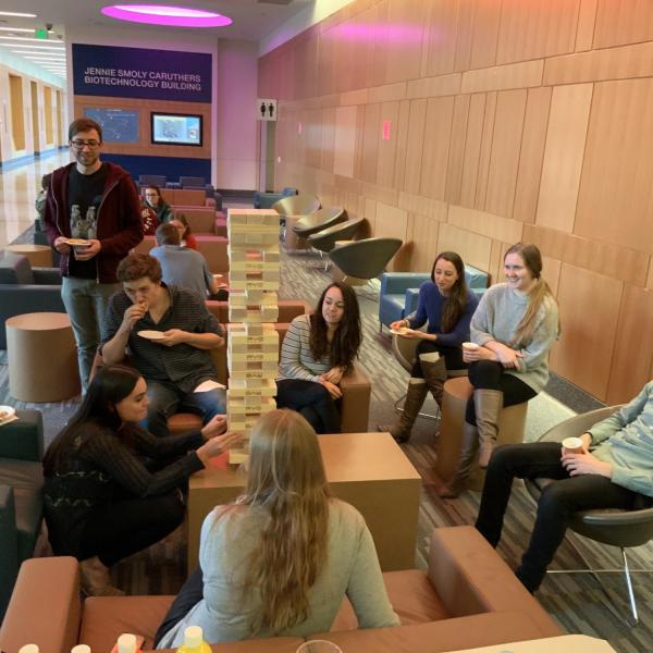 Winter celebration jenga photo