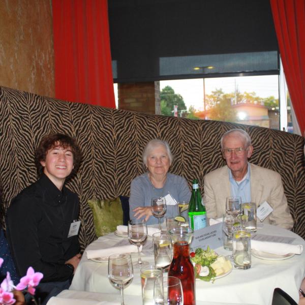 2024 Lacher Scholars at Dinner