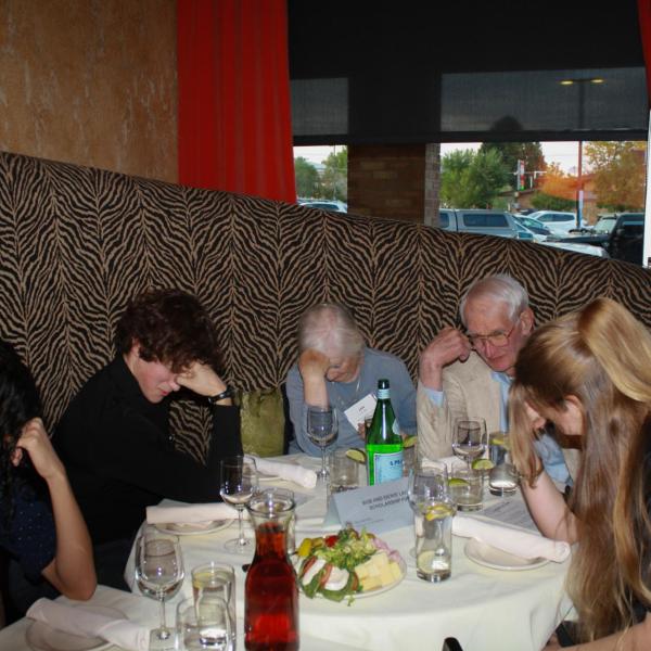 2024 Lacher Scholars at Dinner