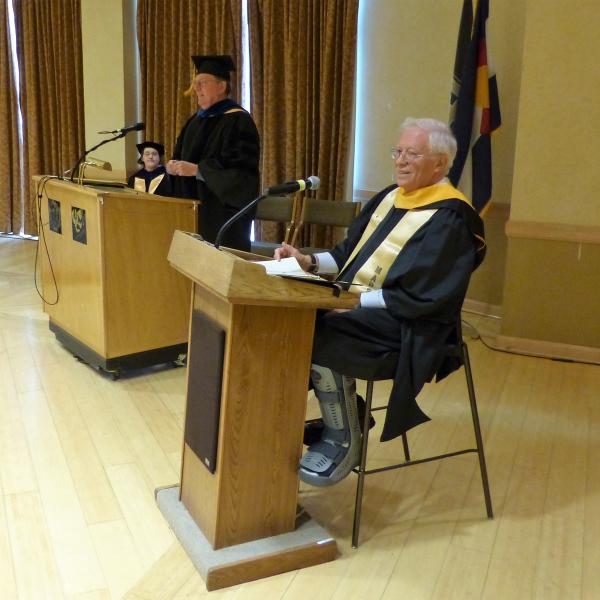 Marshall and Chair Speaking