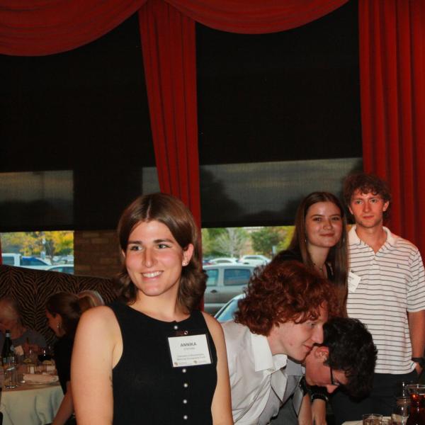 Students Enjoying Reception