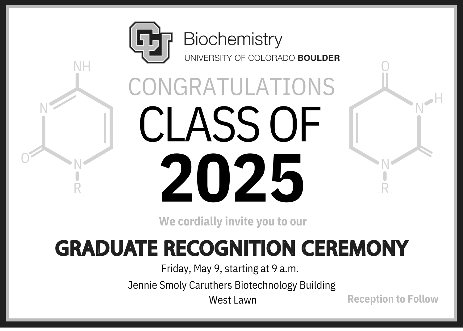 2025 Commencement Invitation