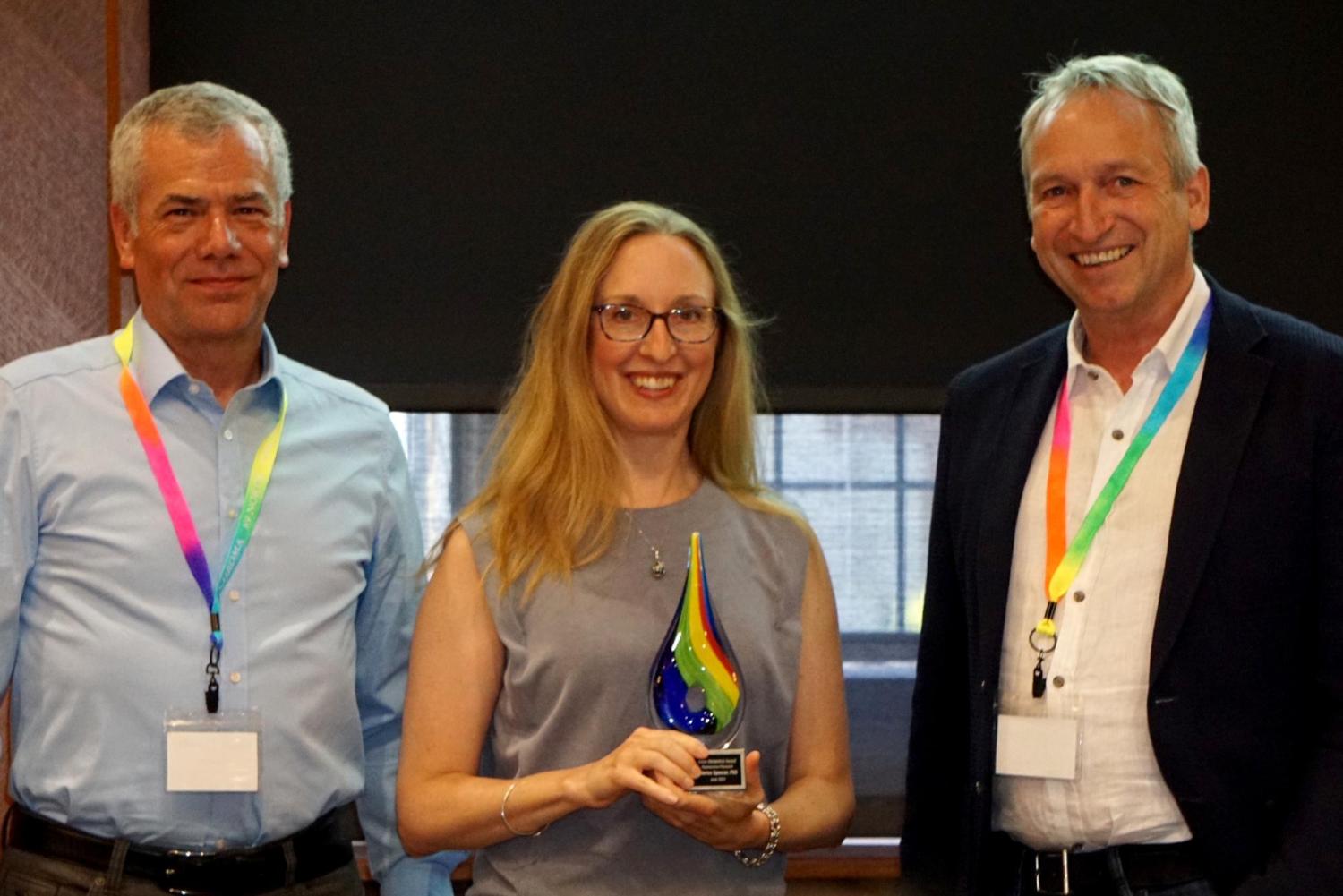 Sabrina Spencer Accepts the Anne Heidenthal Prize