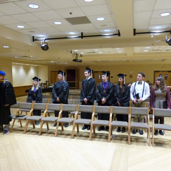 Graduating Students Standing