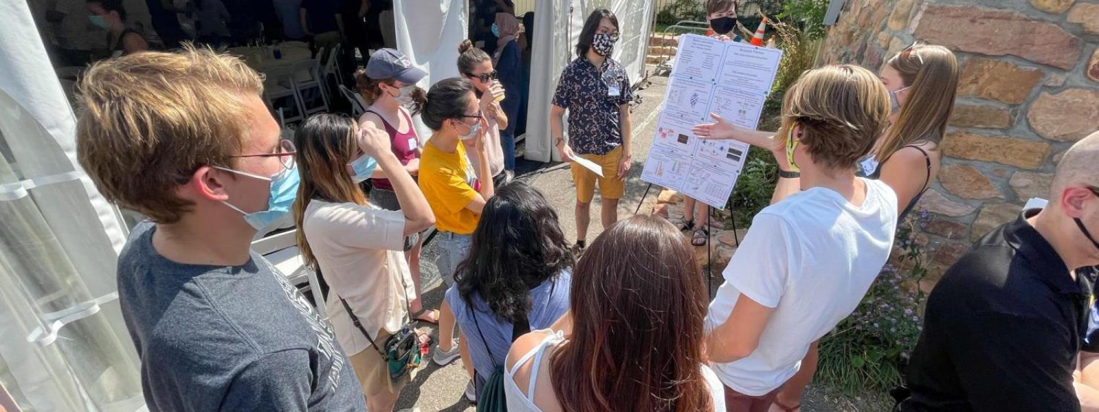 Poster Presentation at Department Retreat in 2021