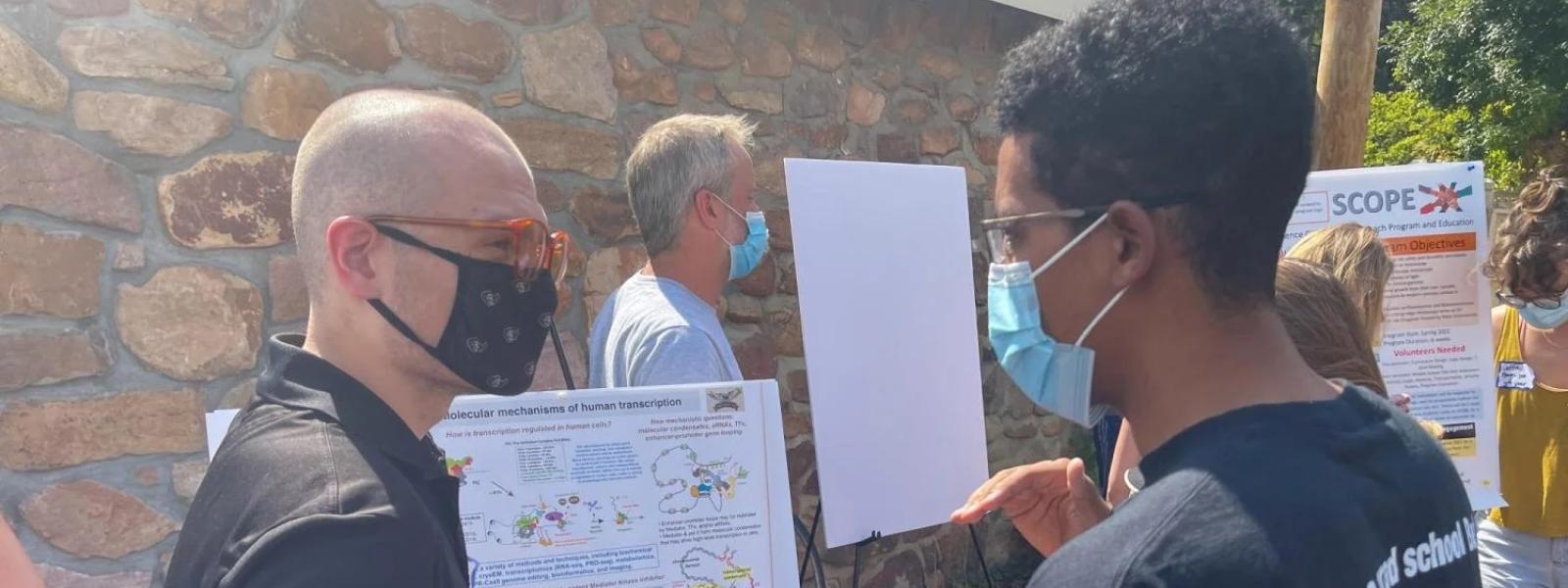 Poster Presentation at Department Retreat in 2021