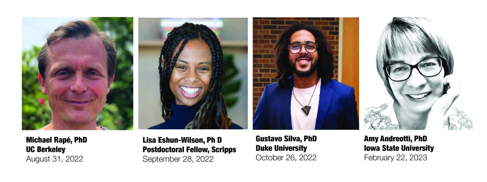Biochemistry Seminar speakers
