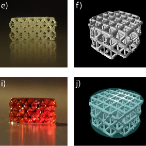 Multi-color mesh cubes