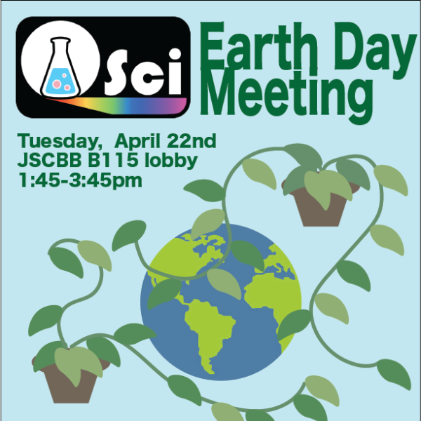 A poster with an illustration of the globe and plants entwining it