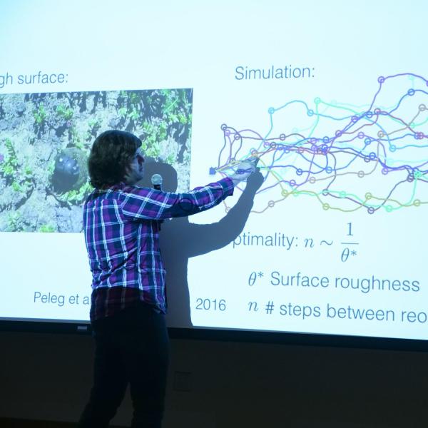 Logan Dougherty walks through music composition from dung beetle data