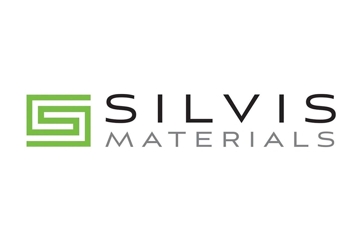 The words "Silvis Materials" next to a stylized, sharp-angled green "S"