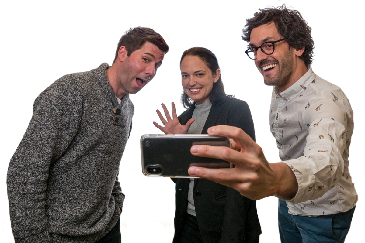 New Faculty Take a Selfie