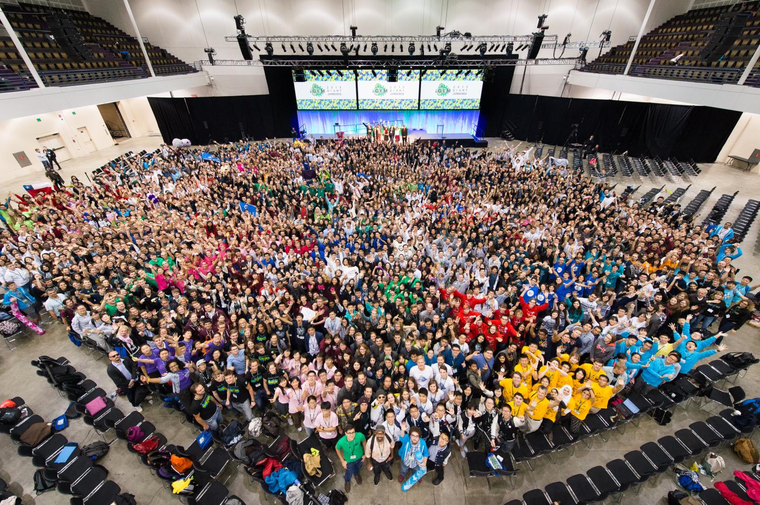 More than 2,700 attendees from around the world participated in the 2015 iGEM competition.