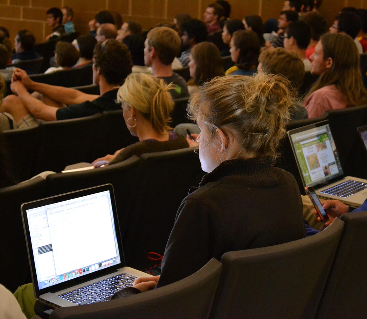 JSCBB's Butcher Auditorium was packed for the day-long event.