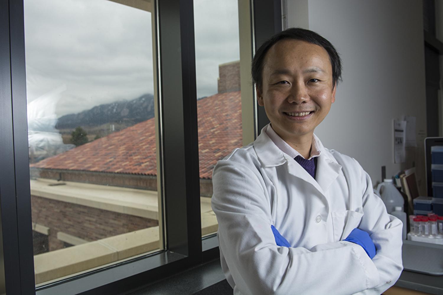 BioFrontiers Hubert Yin is focused on toll-like receptors that may play a role in new cancer therapies.