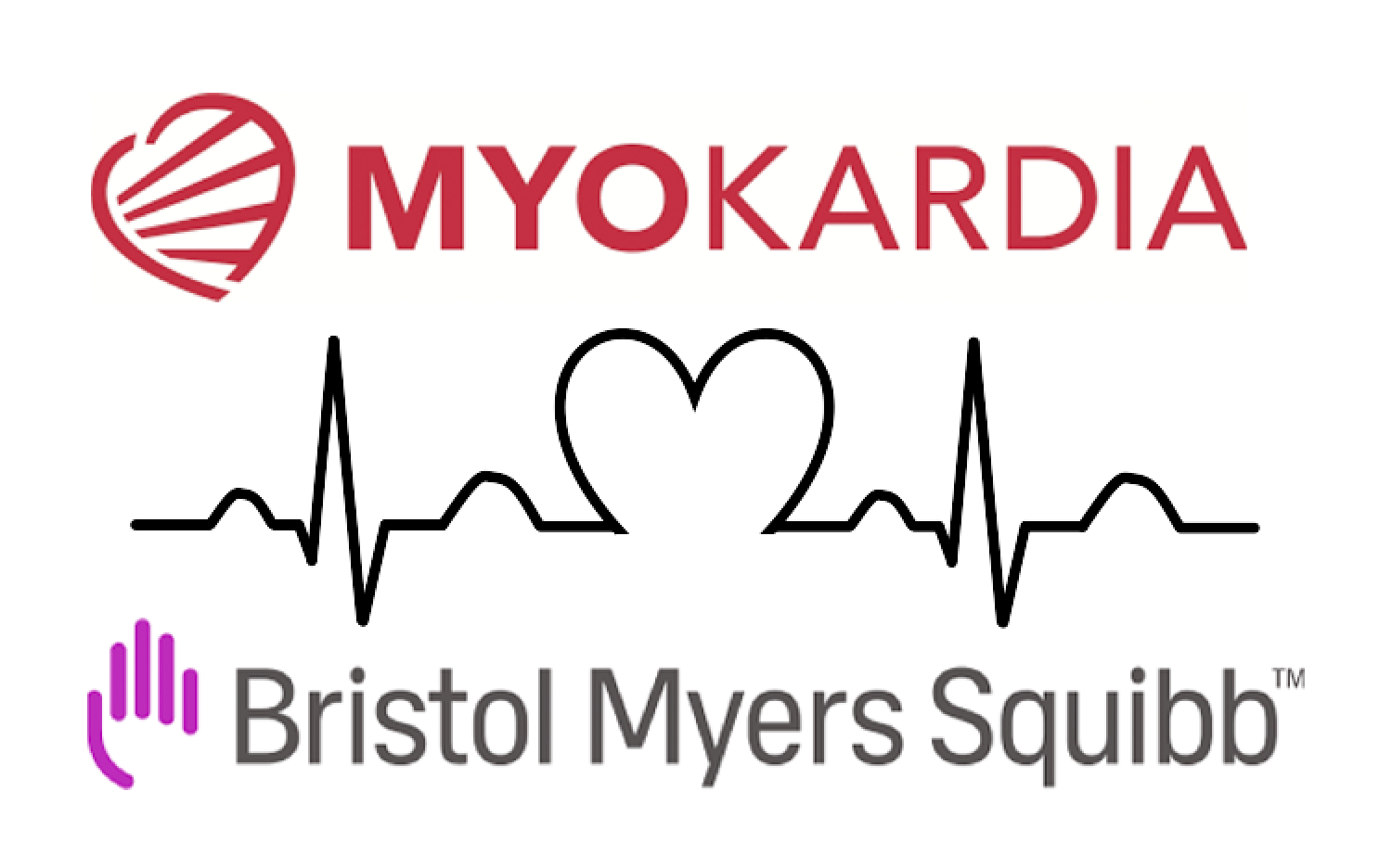 MyoKardia and Bristol Myers Squibb logos