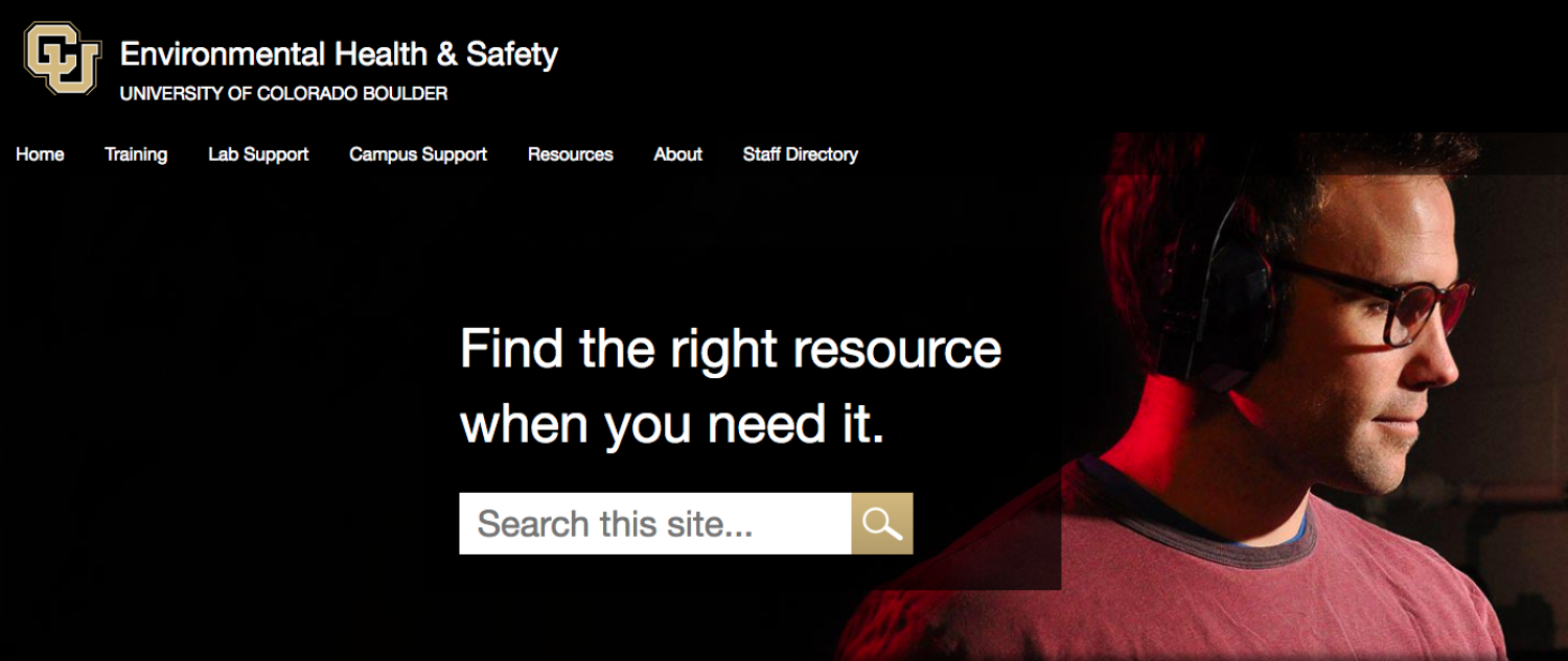 CU Boulder Environmental Health and Safety