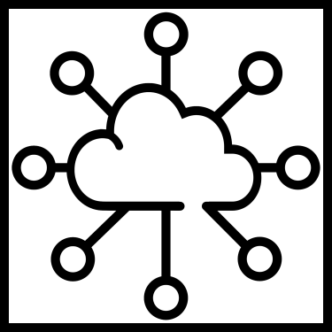 Cloud with nodes representing computational biology