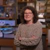 Leslie Leinwand standing in her lab