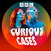 Two people with glasses looking to the right with the words "Curious Cases" in the background