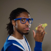Sammy Ramsey posed with insect