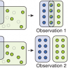 Stochastic sampling leads to variation in observed overlap.