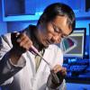 Biofrontiers scientist, Hubert Yin, is using fluorescent biomarkers to develop a better screening method for cancer.