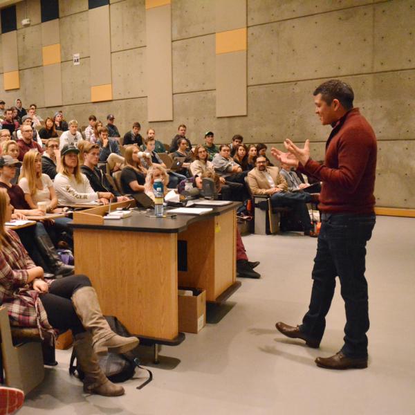 Classroom with instructor and students