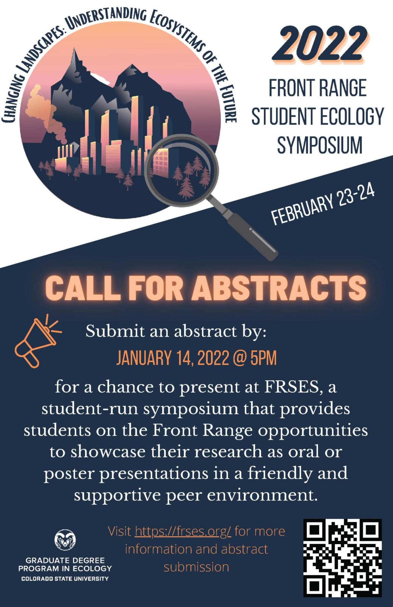 2022 front range student ecology symposium