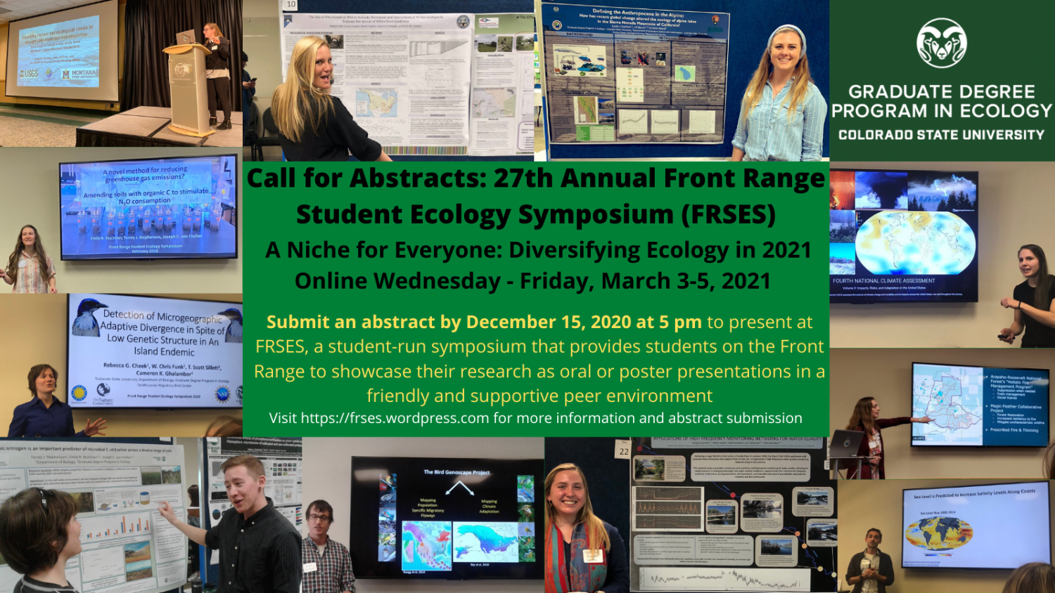 Ecology conference call for submission