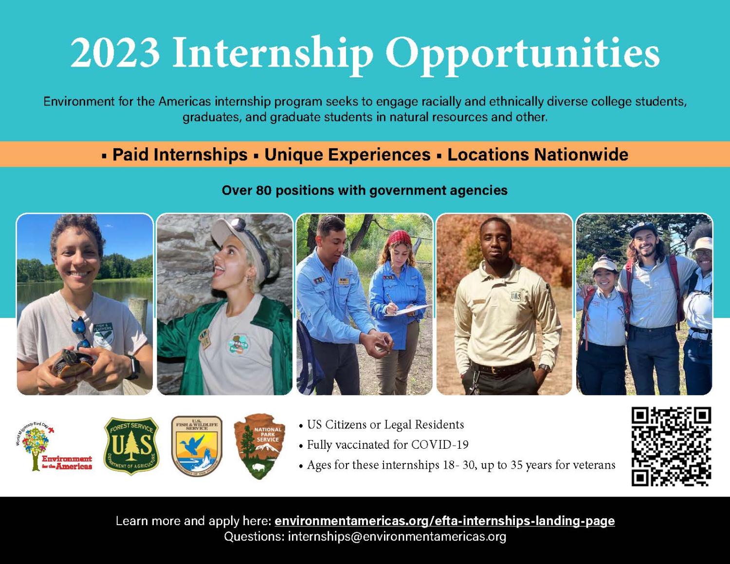 2023 Internships: Environment for the Americas (page 1)