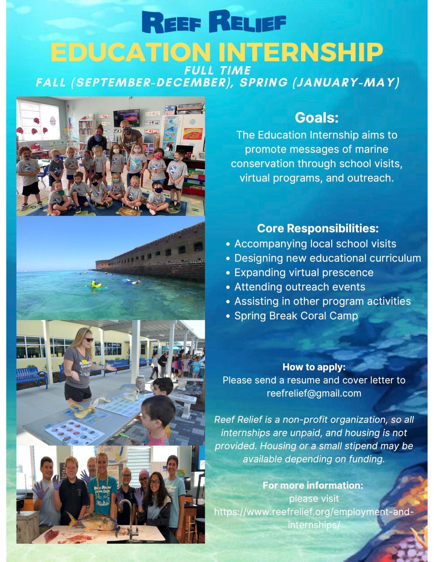 reef relief internship