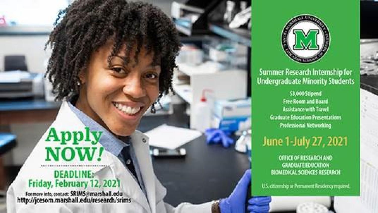 summer research at Marshall University