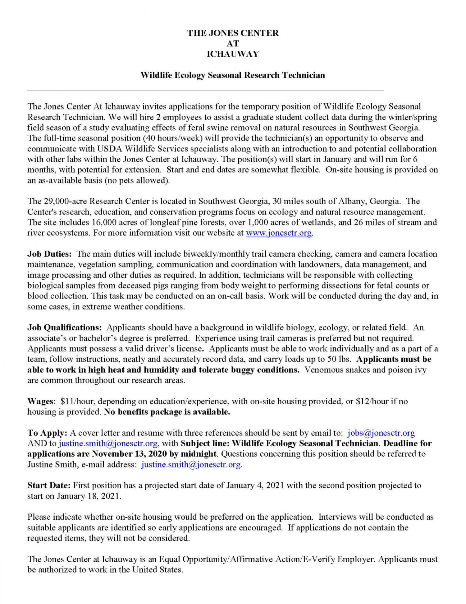 wildlife research tech 1