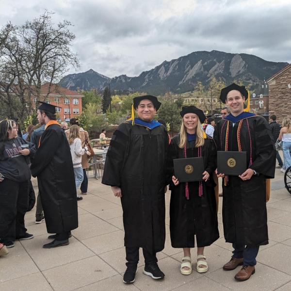 PhD students together.