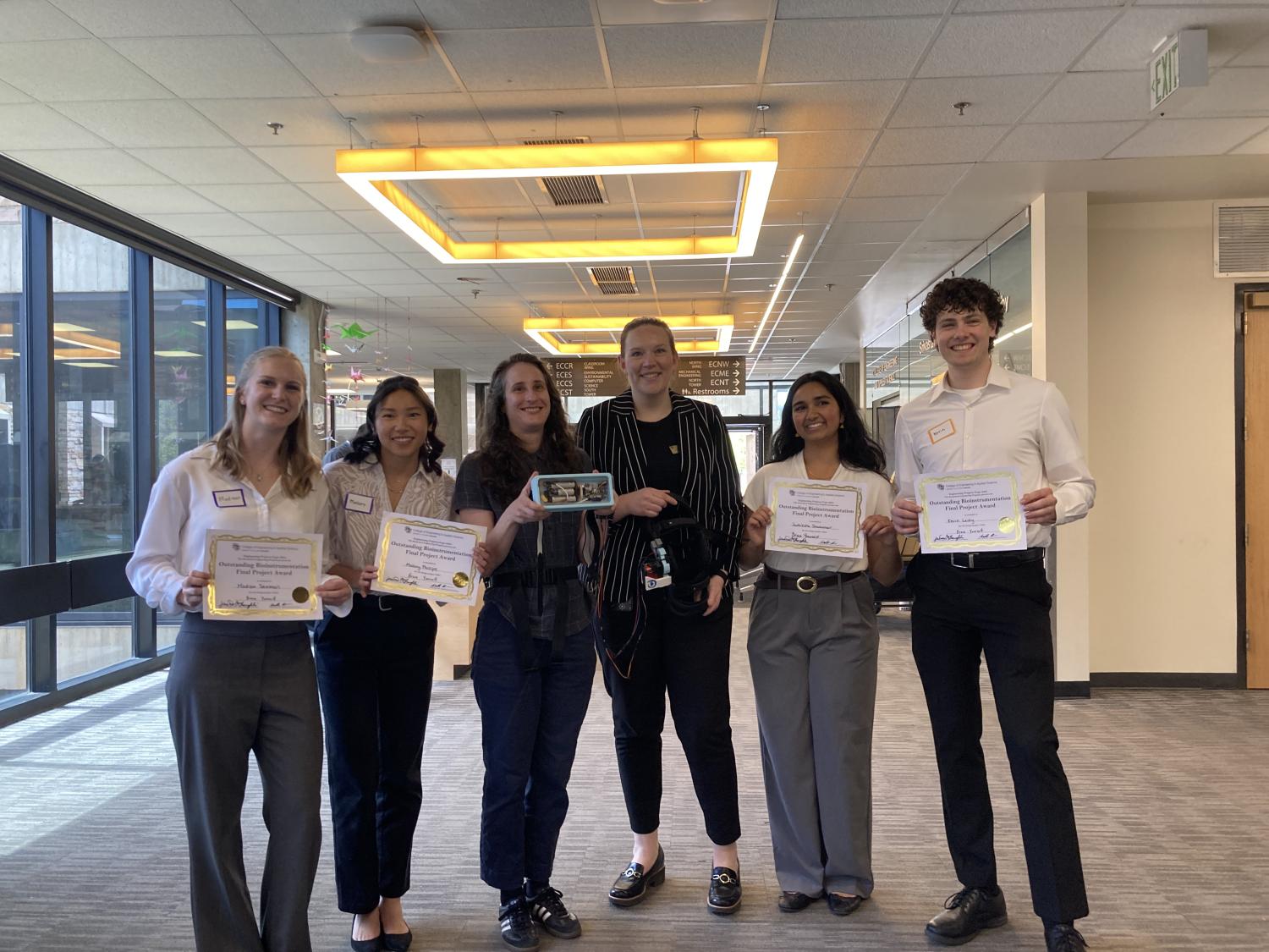 Bioinstrumentation Expo Outstanding Project winner