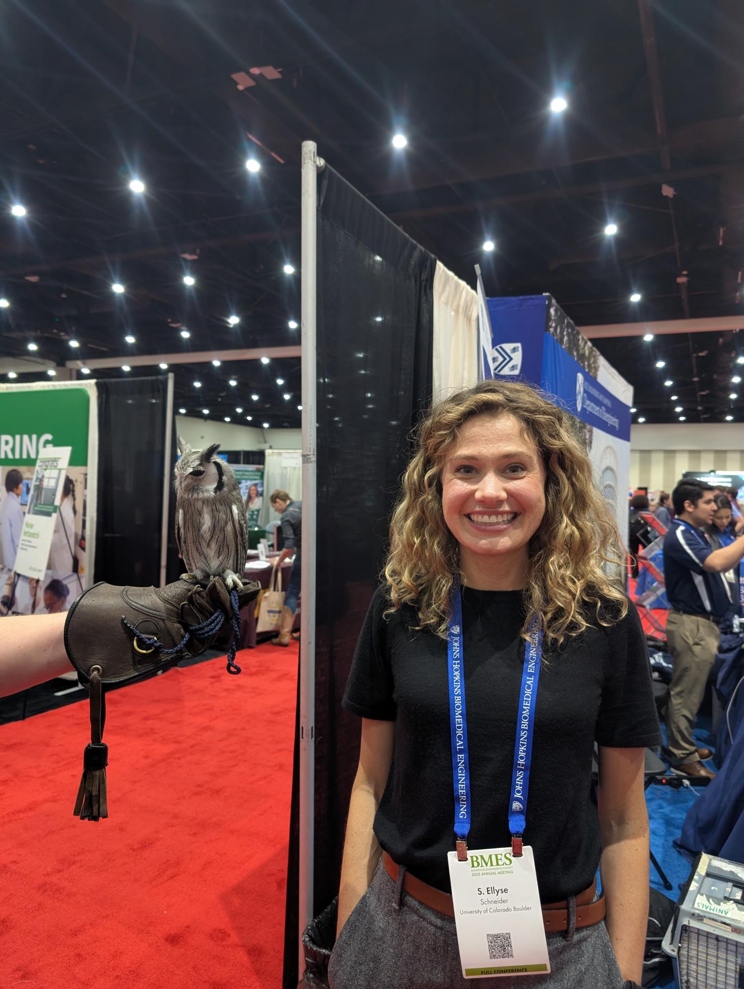 S. Ellyse Schneider smiling at the BMES annual session