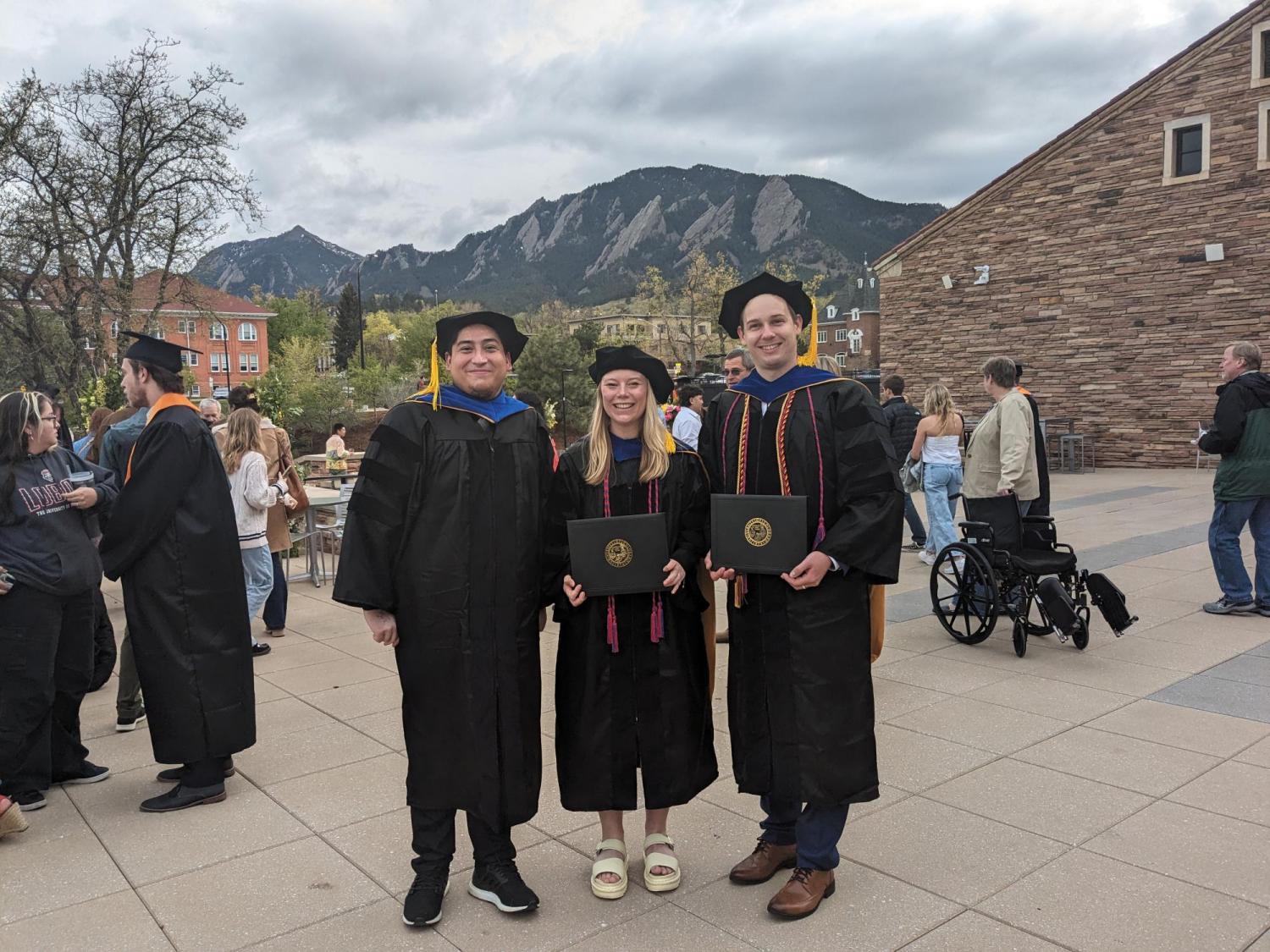 PhD students together