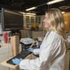 Gabriella Erich in the Borden lab