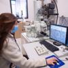 student working in COSINC lab