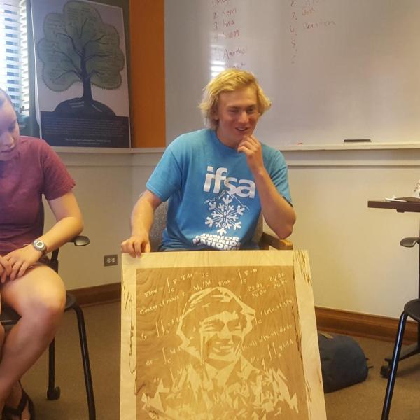 Presenting artwork in NRLN 2000