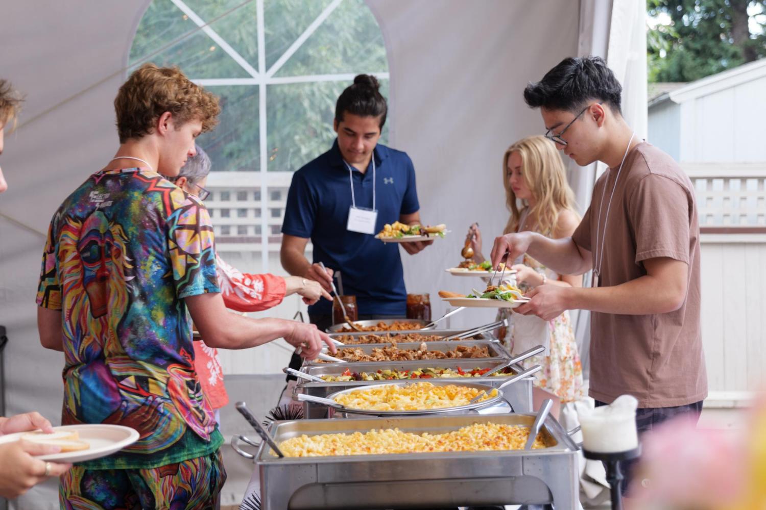 Scholars at BBQ