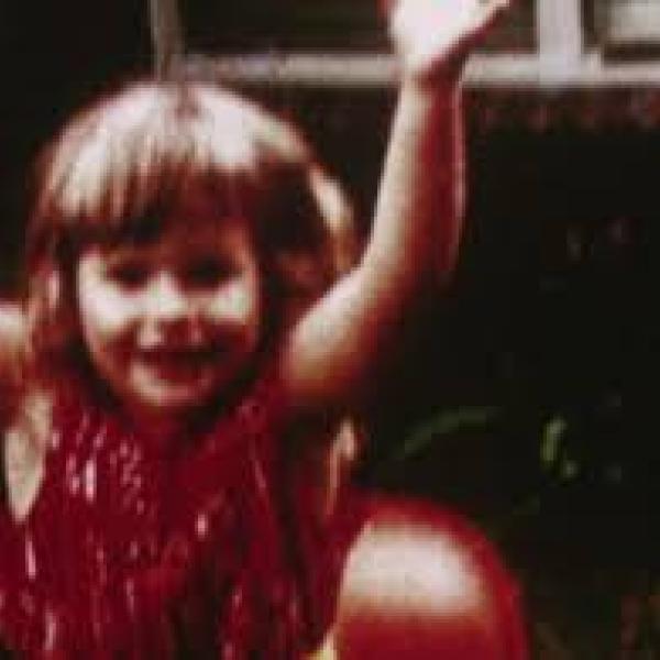 Still of a girl from a home movie by Stan Brakhage